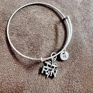 Alex & Ani Bracelet RN bracelet with small H